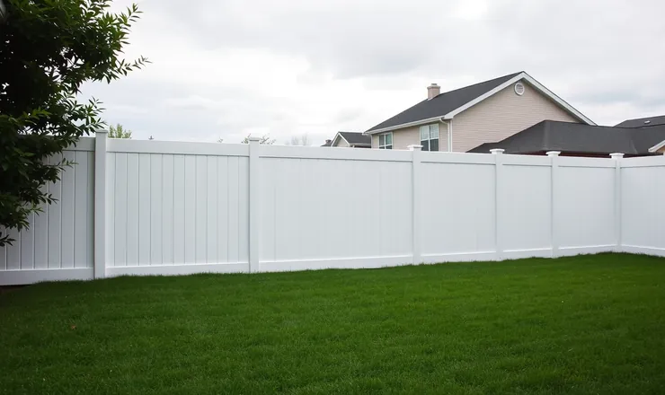 Vinyl fence